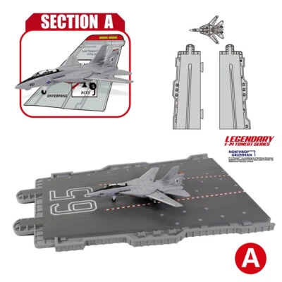 FOV 1:200 USN Grumman F-14A Tomcat Fighter w/ Deck (Section A) FOV831101 - Image 1 of 3