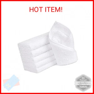 Orighty 6-Pack White Hand Towels - Quick Drying & Absorbent Microfiber Gym Towel - Picture 1 of 2