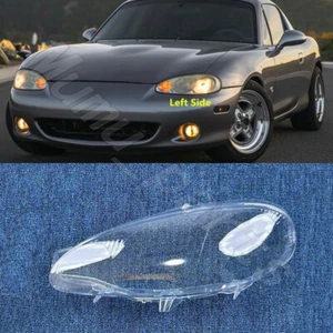 Left Headlight Lens Housing+Seal Glue For Mazda MX-5 Miata Roadster 2001-2005 - Picture 1 of 8