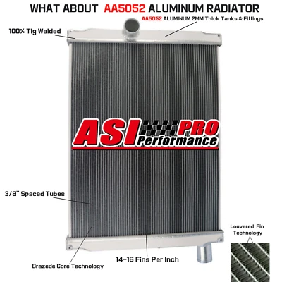 Radiator For 2003-2010 International 8600 9200i 9400 9900 15.2L 14.6L 2508454C91 Foto 1 de 4