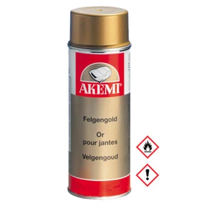 Akemi Felgengold hochwertiger Speziallack vergilbungsfrei 400ml - Picture 1 of 1
