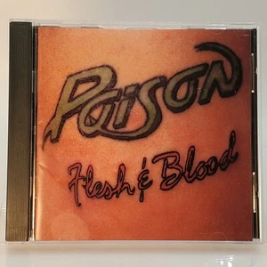 Poison - Flesh & Blood CD 1990 Very Good Condition Rock 80s Capitol Records - Picture 1 of 2
