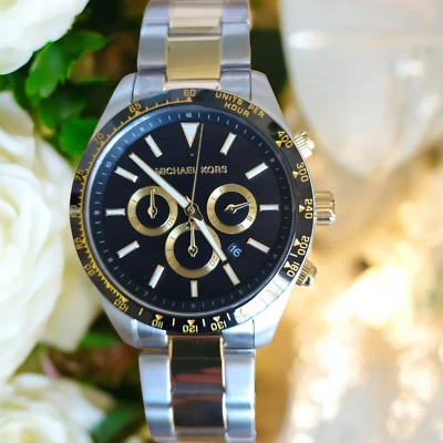 ⭐ Michael Kors Uomo Mk 8784 Layton43mm Chrongraph ⭐ - Immagine 1 di 4