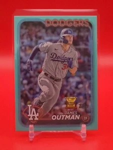 BARGAIN BIN: 2024 Topps Series 2 James Outman Aqua Dodgers - Picture 1 of 1