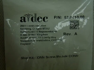 a-dec adec OEM Dental Equipment Screw Connector Hardware Kit 57.0410.00 - NOS - Picture 1 of 7