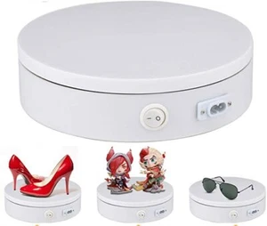 Merchandise 8in Display, Automatic Rotating Turntable for Photo, 50lb capacity - Picture 1 of 7