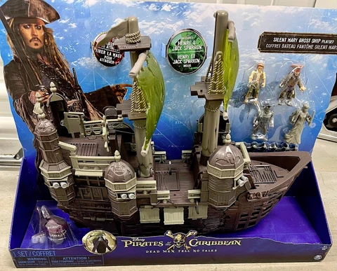 Pirates of the Caribbean Silent Mary Ghost Ship Playset Pirate Ship Toy Unopened Cover