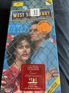 West Side Story Conducted by Leonard Bernstein 1985 2 Casettes DG New Sealed - Picture 1 of 2