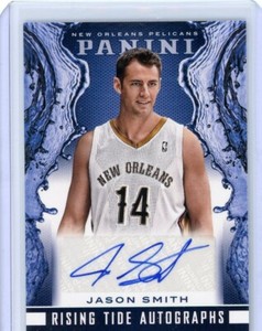 2013-14 Panini Jason Smith Pelicans Rising Tide Autographs w/NICE Auto! SHARP!