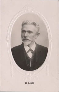 (RB)2024-130, Ak, Foto, August Bebel Portrait - Bild 1 von 2