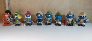 Schleich 20776 to 20783 Jungle Explorer 8 Figures Smurf Set (New with Tag) - Picture 1 of 3