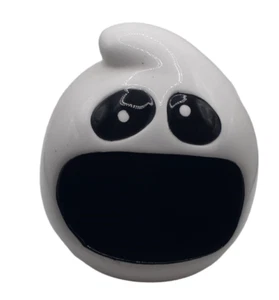 Halloween Ceramic Ghost Open Mouth Candy Bowl Office Desk Decoration - Picture 1 of 4