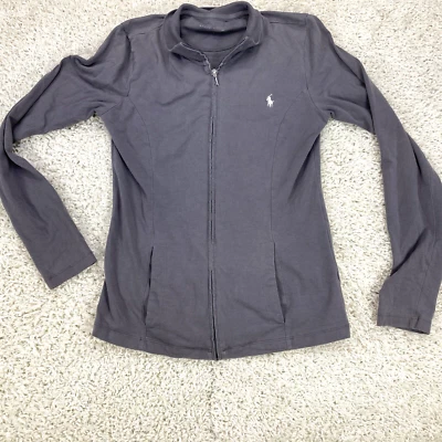 Ralph Lauren Active Wear Chaqueta de Pista Cremallera Completa Mujer Pequeña Gris Foto 1 de 4