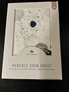 Little Unicorn Cotton Muslin Crib Sheet, Solar System Design New In Box Sealed - Picture 1 of 8