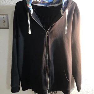 Chubbies The Night Schwoodie FZ Terry Hooded Black Jacket 614231-025 Mens XL - Picture 1 of 15
