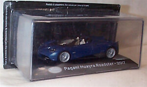 Supercars Collection Pagani Huayra Roadster 2017 in Blue  1:43 Scale New in Pack