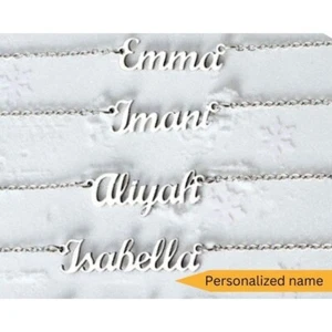Personalized name necklace jewelry gifts girlfriends mom sister wife daughter - Picture 1 of 9
