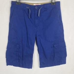 Levi's Big Boys Cargo Shorts Size 20 Reg Cotton Blue Youth - Picture 1 of 12
