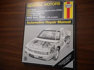 General Motors Haynes Repair Manual #38010 Regal, Lumina, Cutlass, Grand Prix - Bild 1 von 4