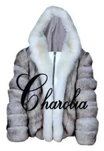 Herren 100% NORWEGIAN Blue Fox Pelz Hoodie Jacke Mantel Alle Größen Vorverkauf - Bild 1 von 12