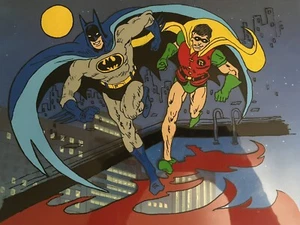 BATMAN ROBIN ANIMATION CEL GREAT CONDITION BEST OFFER - Picture 1 of 2