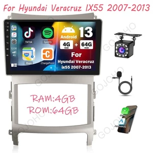 64GB For Hyundai Veracruz ix55 2007-2013 Android 13 Car GPS Navi Radio CarPlay - Picture 1 of 21