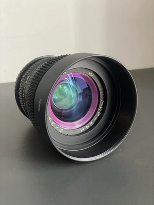 Canon EF Helios 44m 58mm f/2 CineMod | EF Mount | Anamorphic Flare Bokeh Purple - Image 1 of 4