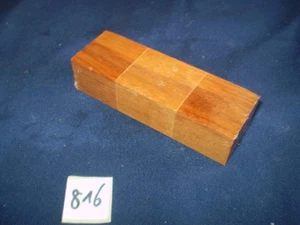 Bloque de mango de cuchillo Fava Amargosa madera noble 120 x 40 x 30 mm Nº: 816 - Imagen 1 de 2