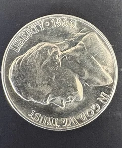1960-D Jefferson Nickel Bar / Cud Error Above "E", "R", & "0"...Circulated - Picture 1 of 1