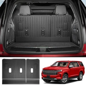 TPE Seat Back Cover for 2022–2024 Chevy Tahoe GMC Yukon Cargo Mat Protector - Bild 1 von 6