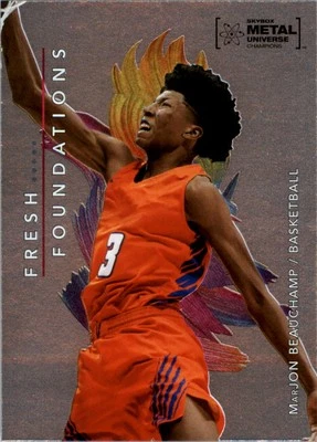 2022 Skybox Metal Universe Champions Fresh Foundation #FF15 Marjon Beauchamp  - Image 1 of 2