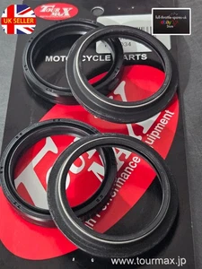 fits: HONDA CRF 450 L/R/RX JAPANESE TOUR MAX FORK OIL AND DUST SEALS UK :-) - Picture 1 of 3
