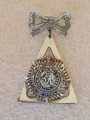 WWII Royal Army Service Corps (RASC) Sweetheart Brooch Badge - Image 1 of 4