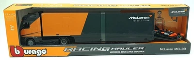 Camión de carreras Burago escala 1/43 18-38401 - Mercedes Benz Actros McLaren Foto 1 de 4