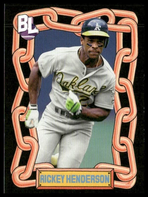2024 Topps Big League #TBL-22 Rickey Henderson Topps Big Leaguer - Image 1 of 2