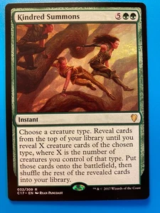 MTG 1x Kindred Summons # 32 Commander 2017 Magic the Gathering Card x1 NM - Picture 1 of 1