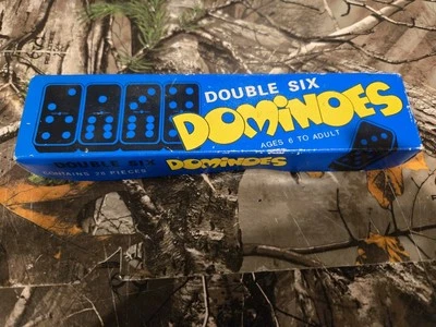 Vintage 1988 Double Six Dominoes 100% Complete Set In Original Box - Image 1 of 4