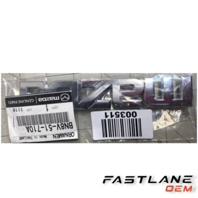Placa de identificación Mazda 3 2004-2009 nueva OEM BN8V-51-710A Foto 1 de 4