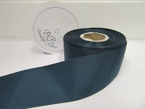 3mm 6mm 10mm 16mm 22mm 38mm 50mm MILITARY DARK BLUE Grosgrain Ribbon Ribbed Tape - Picture 1 of 2