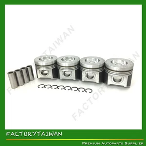 Pistons Set 87mm STD for STD 98mm for KUBOTA V3300-DI (100% TAIWAN MADE) x 4 PCS - Picture 1 of 6
