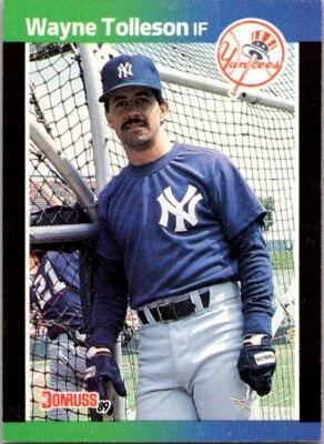 1989 Donruss #659b Wayne Tolleson - Image 1 of 2
