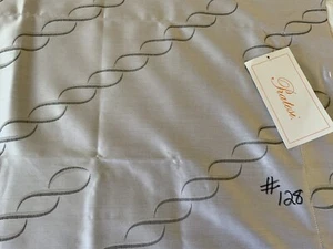 NEW PRATESI~DIAGONAL TRECCIA~GRAY CHAIN EURO SHAM~26x26 ORG$440 (#128) - Picture 1 of 7