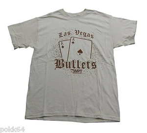 Tee shirt World Poker Tour Las Vegas BULLETS WPT taille au choix  M L XL ou XXL - Photo 1 sur 1