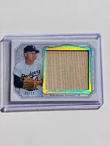 Duke Snider Jumbo Bat /10 2012 Topps Museum Collection Momentous Material Relic - Picture 1 of 2