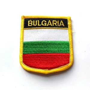 x2er Pack FLAGGE PATCH PATCHES Bulgarien BÜGELBILD LAND BESTICKT WELTFLAGGE - Bild 1 von 2