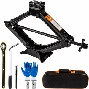 Portable Car Jack Kit, 2 Ton (4409 Lbs) Scissor Jack for Car, Upgrade Emergency - Picture 1 of 7