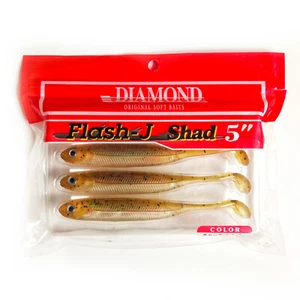 Señuelo de plástico suave Diamond Flash J-Shad realista 3D Minnow Finesse Rockfish #02 - Imagen 1 de 4
