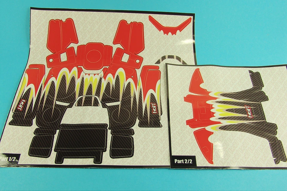 Dekorbogen mz-12 flame red yellow S1002.14R v. Graupner / Günther Modellsport - Bild 1 von 1