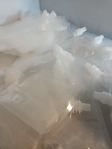 Reusable 8 Oz Plastic Flasks, Travel-friendly Drink Pouches - Picture 1 of 4