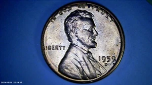 BU 1959 - D lincoln Penny error L on rim plus more - Picture 1 of 2